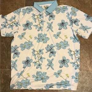 PUMA FLORAL GOLF SHIRT